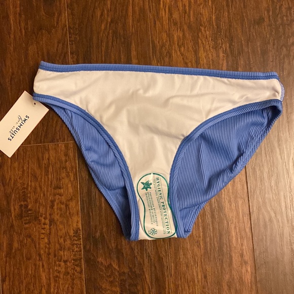 NWT Swimsuits for All Ribbed Periwinkle Blue Bikini Bottoms - Picture 5 of 5
